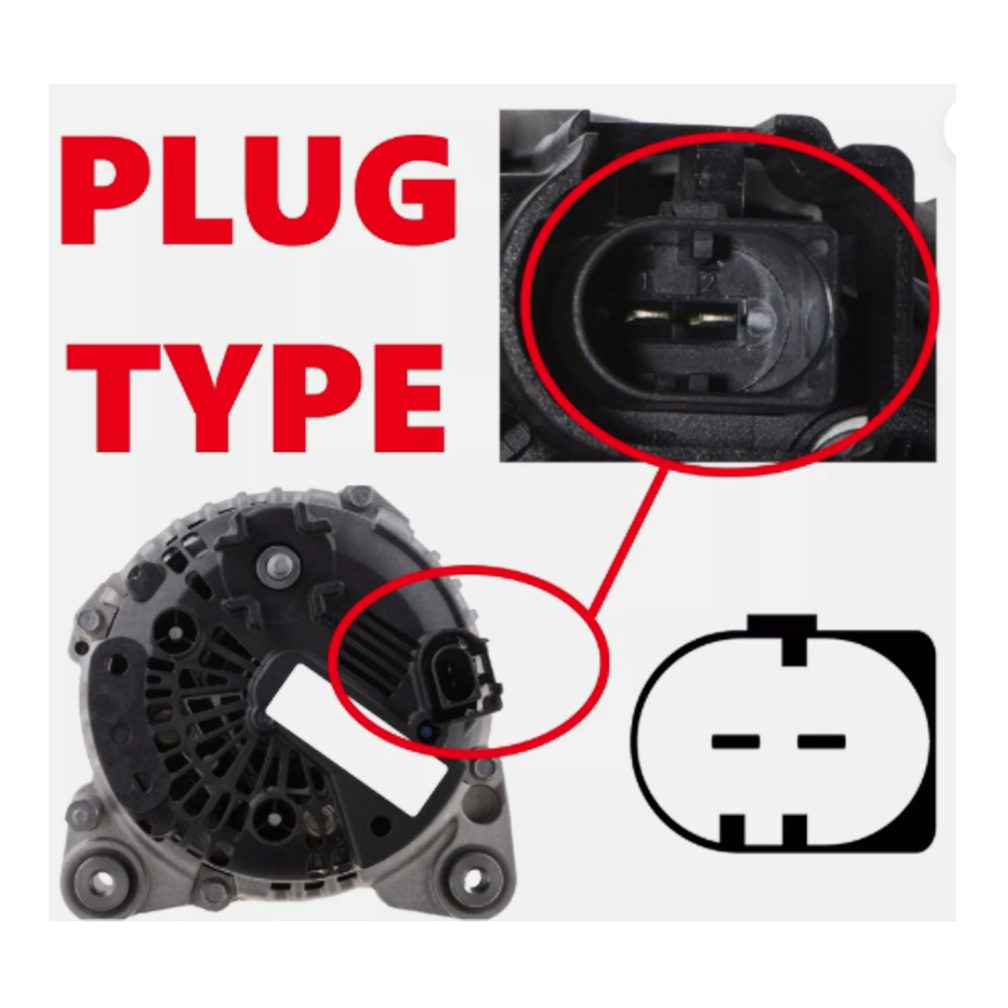 140A ALTERNATOR FITS VW/AUDI/SEAT/SKODA VAG PETROL MODELS