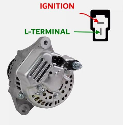 LIGHT WEIGHT 3.2KG 50AMP 2-PIN ALTERNATOR FOR KIT RACE CAR FOR KUBOTA DENSO TYPE V-BELT SXR®