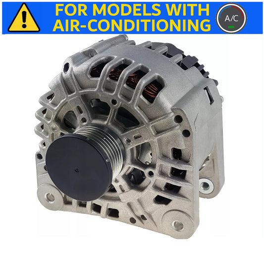 Alternator fits RENAULT TRAFIC & VAUXHALL VIVARO with AIRCON 1.9 F9Q DTi DCi CDTi 2001-2006