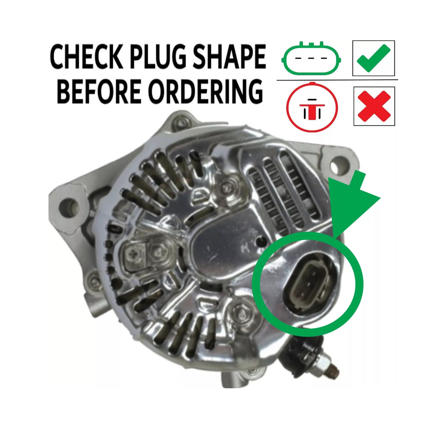 Alternator for LEXUS LS400 & GS400 4.0 3969cc V8 1992-2000 100AMP 1UZ-FE 1UZFE