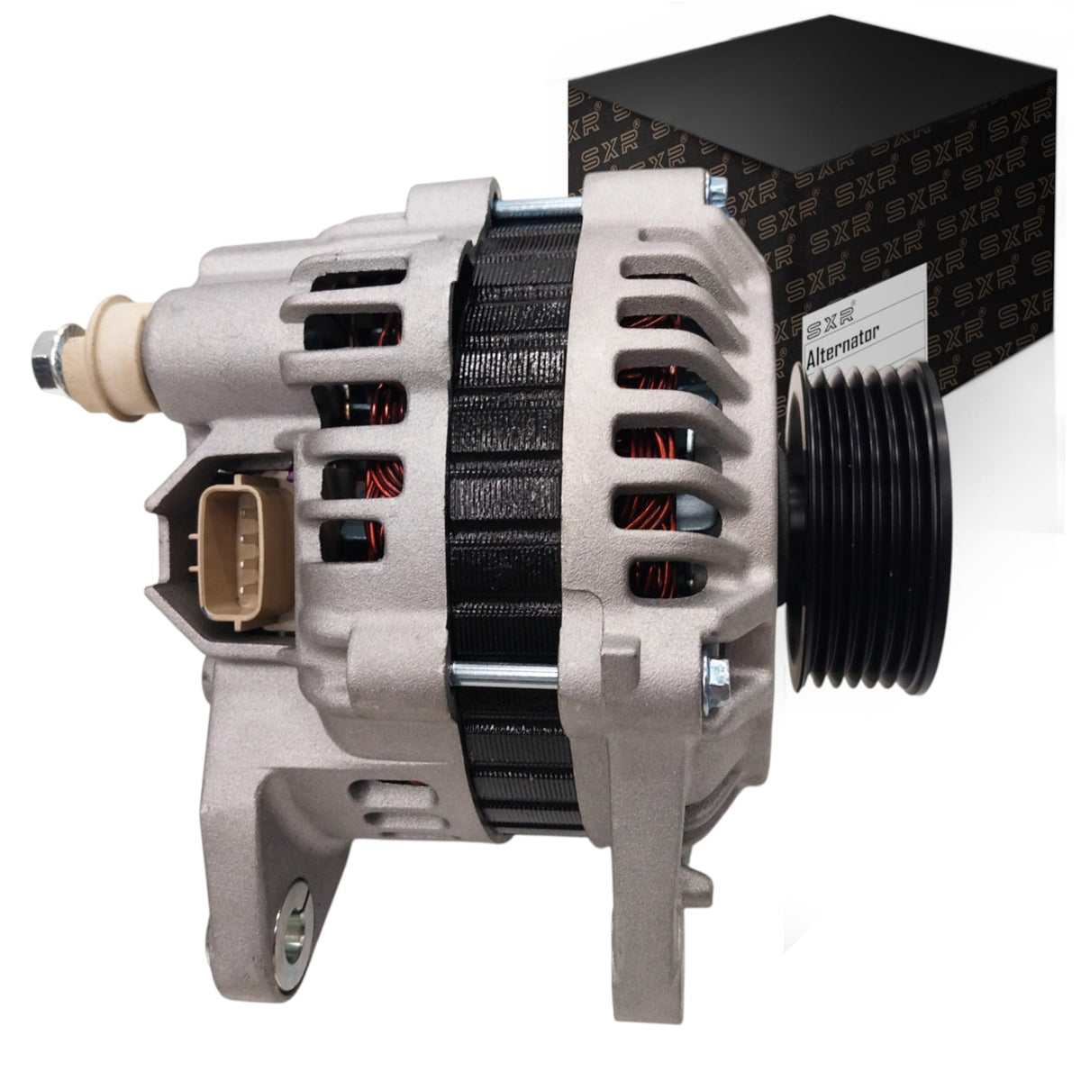 Alternator fits Mitsubishi Lancer EVO 4-9,2007-2015, 12 Month Warranty, SXR® UK
